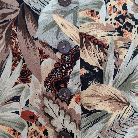 Dangerfield Jungle Print Dress with Pockets. Size M - Picture 5 of 7